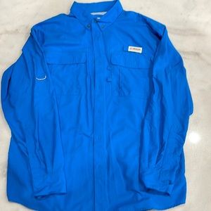 Men’s Magellan Moisture Wicking Long Sleeve fishing shirt Laguna Madre Sz Large
